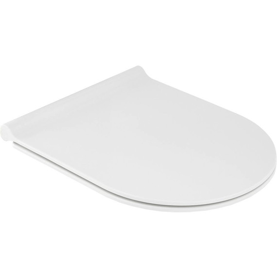 Инсталляция с подвесным безободковым унитазом Jacob Delafon Aleo E21731RU-00, сиденье с тонкой крышкой микролифт - фото 5