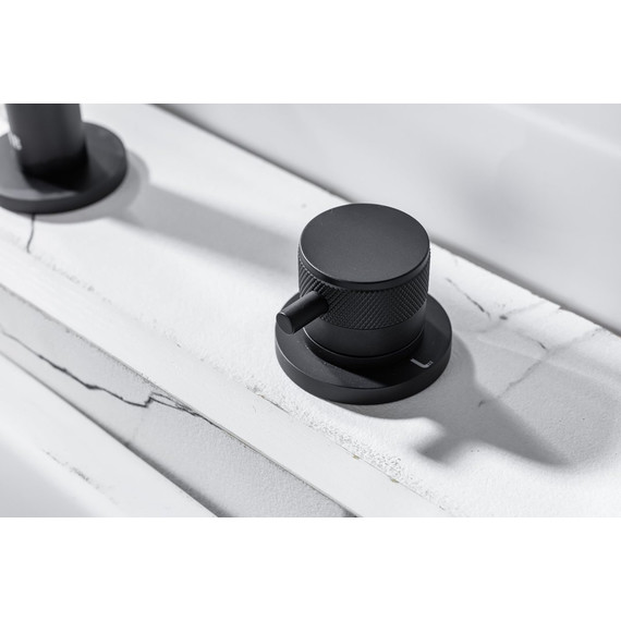 Смеситель для ванны Allen Brau Priority 5.31007-31, чёрный матовый - фото 11