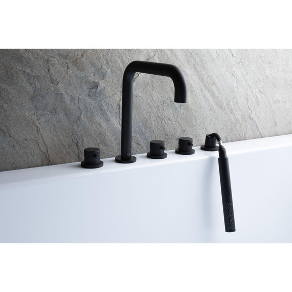 Смеситель для ванны Allen Brau Priority 5.31007-31, чёрный матовый - фото 8