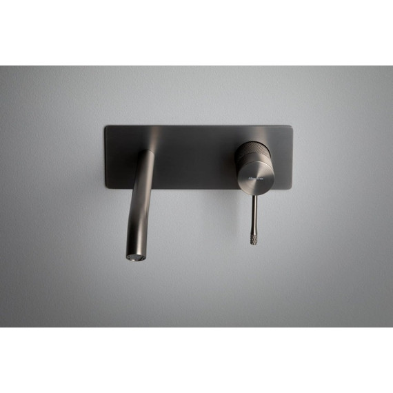 Смеситель для раковины настенный Allen Brau Priority 4.0 5.31D03-MG (со скрытой частью) графит - фото 5