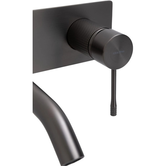 Смеситель для раковины настенный Allen Brau Priority 4.0 5.31D03-MG (со скрытой частью) графит - фото 3