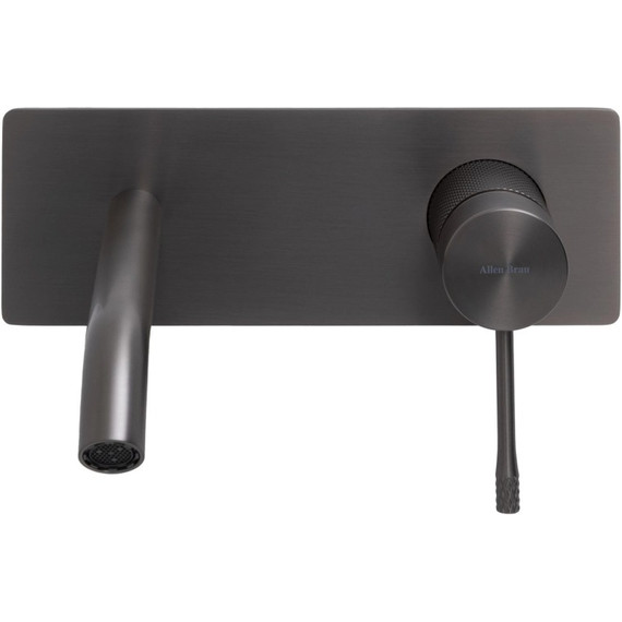 Смеситель для раковины настенный Allen Brau Priority 4.0 5.31D03-MG (со скрытой частью) графит - фото 4