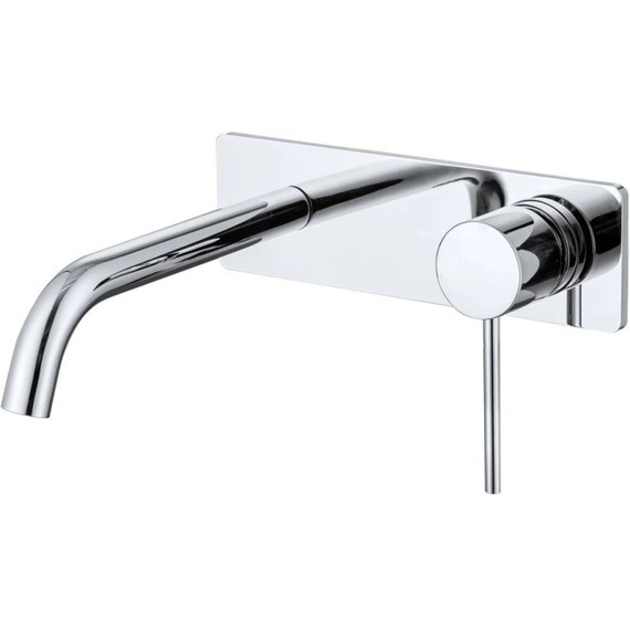 Смеситель для раковины настенный Allen Brau Glority 5.51004-00 (со скрытой частью) - фото 2