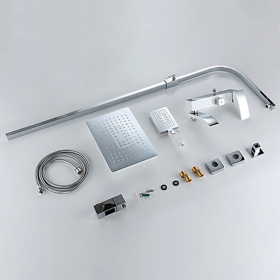 Душевая стойка Gappo Jacob G2407-8, белый/хром - фото 12