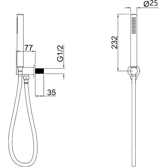Душевой гарнитур Allen Brau Priority 5.31019-00 - фото 6