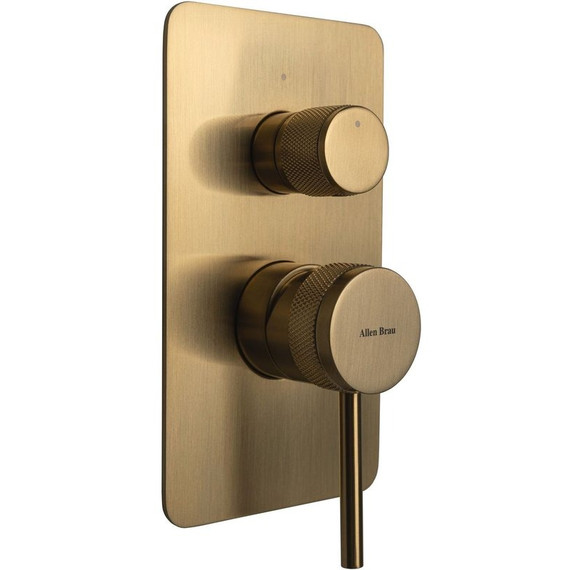Смеситель для душа Allen Brau Priority 5.31011-GB (со скрытой частью) золото - фото 