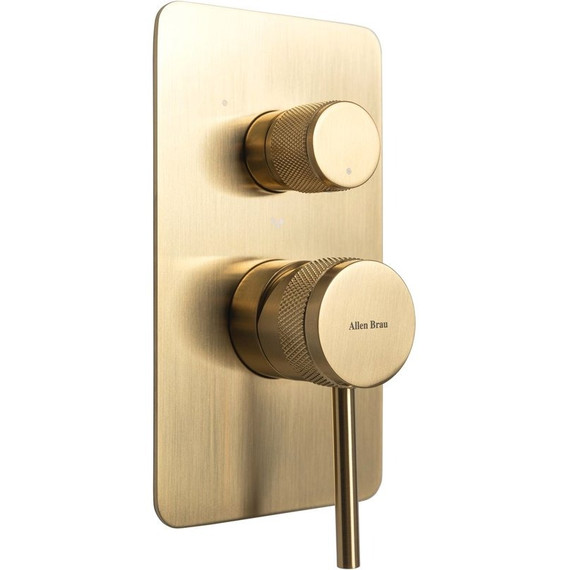 Смеситель для ванны Allen Brau Priority 5.31A11-GB (со скрытой частью) золото - фото 