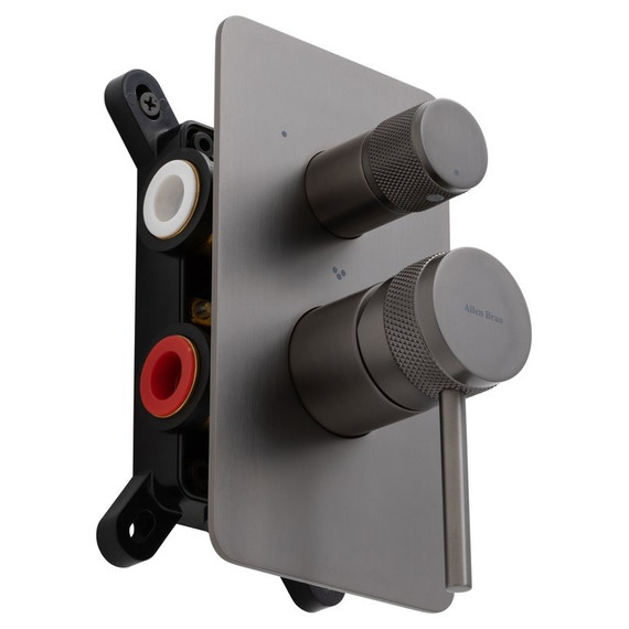 Смеситель для ванны Allen Brau Priority 5.31A11-MG (со скрытой частью) графит - фото 6