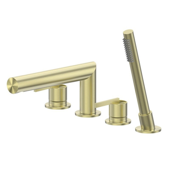 Смеситель для ванны Abber Perfekte 316 AF8A13BG, золото брашированное - фото 