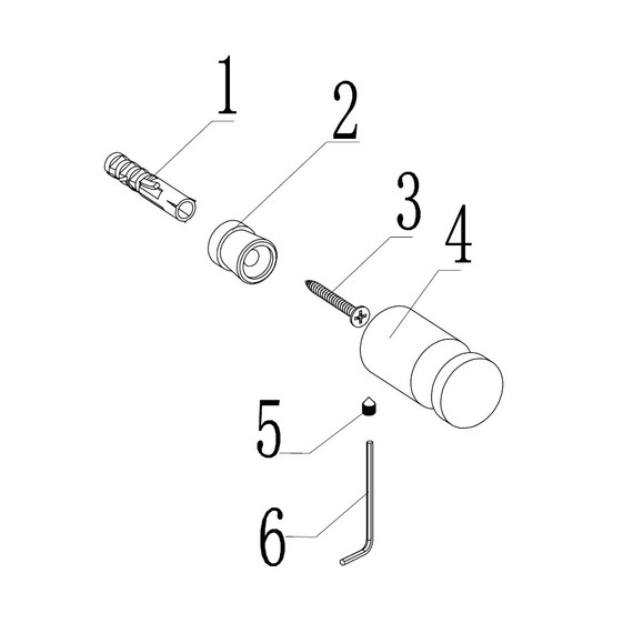 Крючок ABBER Osten 316 AA1850BGG, цвет оружейная сталь брашированная - фото 2