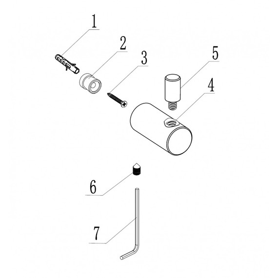 Крючок ABBER Osten 316 AA1851BGG, цвет оружейная сталь брашированная - фото 2