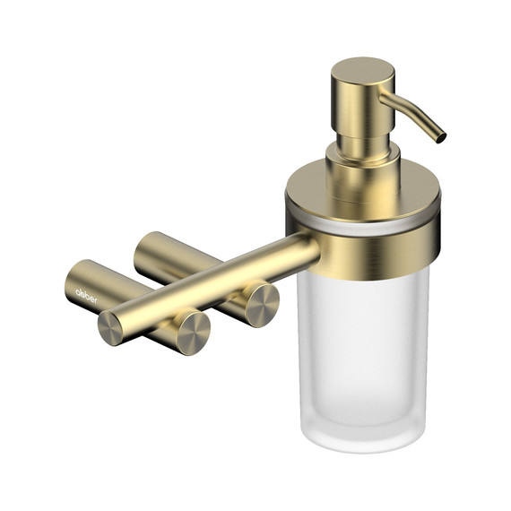 Дозатор для жидкого мыла Abber Osten 316 AA1859BG, цвет золото брашированное - фото 