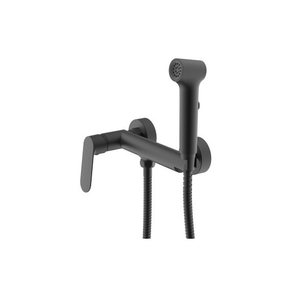 Набор для гигиенического душа Azario Alanti AZ-K2532B, чёрный матовый - фото 