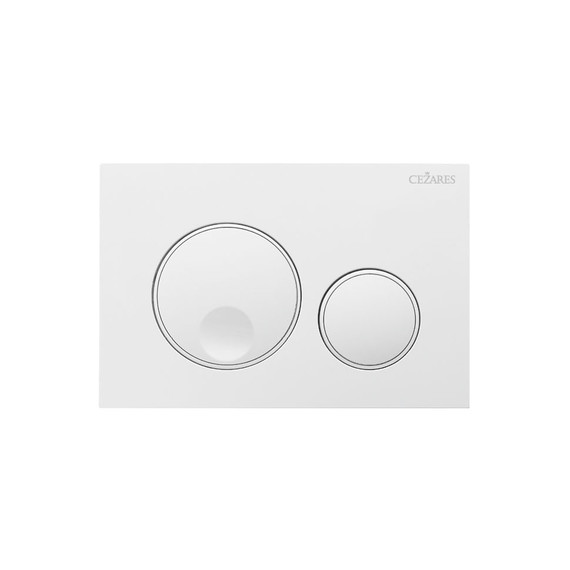 Кнопка смыва Cezares Relax RELAX-BTN-BL, белый глянцевый - фото 