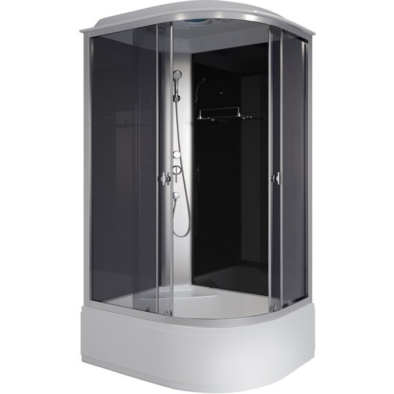 Душевая кабина Niagara Eco 110x80 см E110/80/40L/TN, серебро/тонированное (безсиликоновая сборка) - фото 2