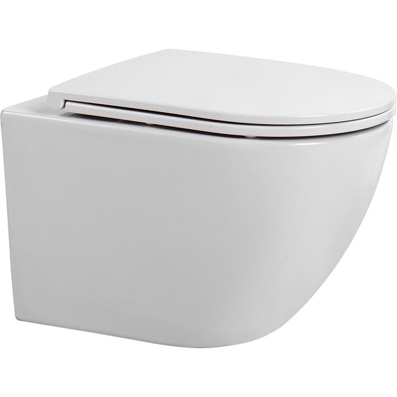 Инсталляция с подвесным унитазом комплект: TECEbase 2.0 9400413 с подвесным безободковым унитазом Aquatek Европа AQ1900T-00 сиденье микролифт, крепление, кнопка смыва белая (система смыва Торнадо) - фото 13