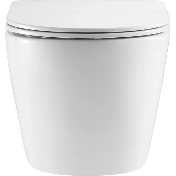 Инсталляция с подвесным унитазом комплект: TECEbase 2.0 9400413 с подвесным безободковым унитазом Azario Grado AZ-0046-UQ3 сиденье микролифт, крепление, кнопка смыва белая (система смыва Торнадо) - фото 8