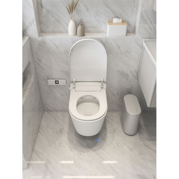 Унитаз-биде подвесной импульсный Abber Bequem AC1121S с крышкой микролифт - фото 19