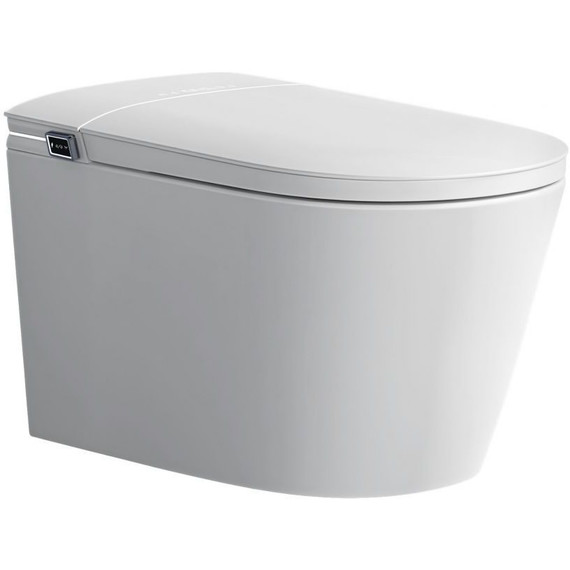 Унитаз-биде подвесной импульсный Abber Bequem AC1121S с крышкой микролифт - фото 