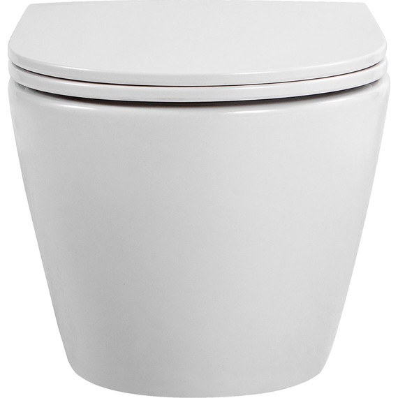 Инсталляция с подвесным унитазом комплект: TECEbase 2.0 9400412 с подвесным безободковым унитазом Aquatek Европа AQ1900T-00 сиденье микролифт, крепление, кнопка смыва хром глянцевый (система смыва Торнадо) - фото 16