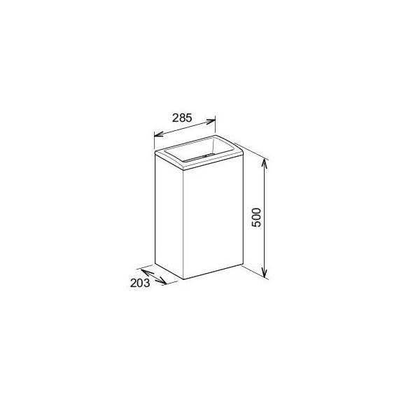 Ведро для мусора Keuco Moll 12788010001 - фото 3