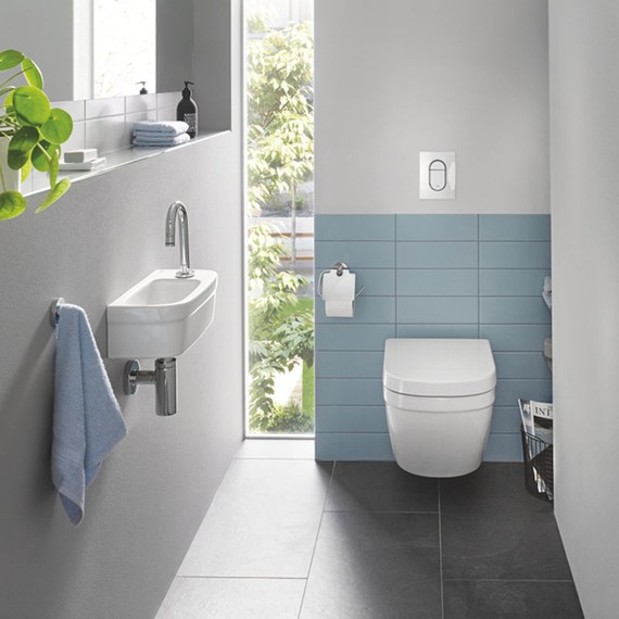 Сиденье с крышкой для унитаза Grohe Euro Ceramic микролифт 39330002 - фото 3
