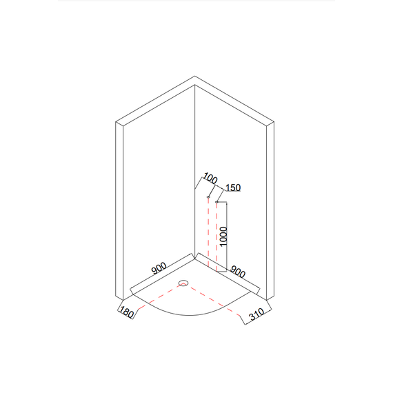 Гидробокс Taliente 90x90 см TA-99CW, белый/прозрачное - фото 12