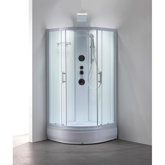 Гидробокс Taliente 90x90 см TA-99CW, белый/прозрачное - фото 2