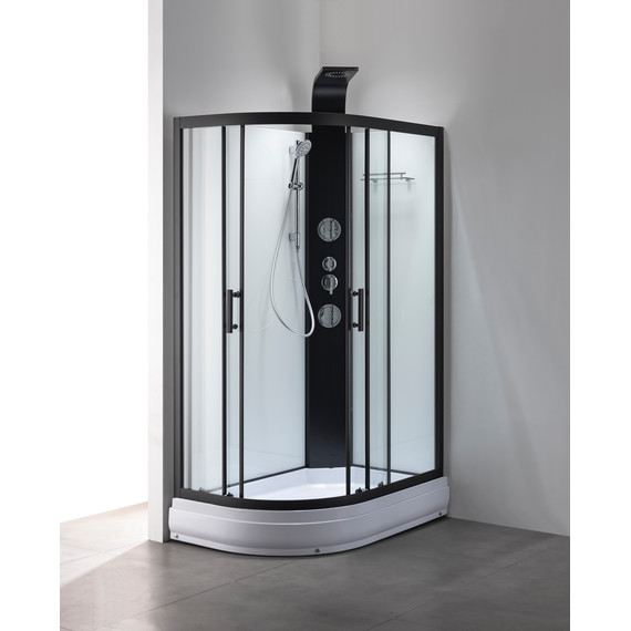 Гидробокс Taliente 120x80 см TA-128CB(R), чёрный/прозрачное - фото 2