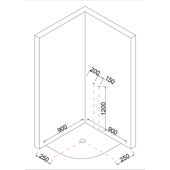 Душевая кабина Taliente 90x90 см TA-9090G, хром/тонированное - фото 5