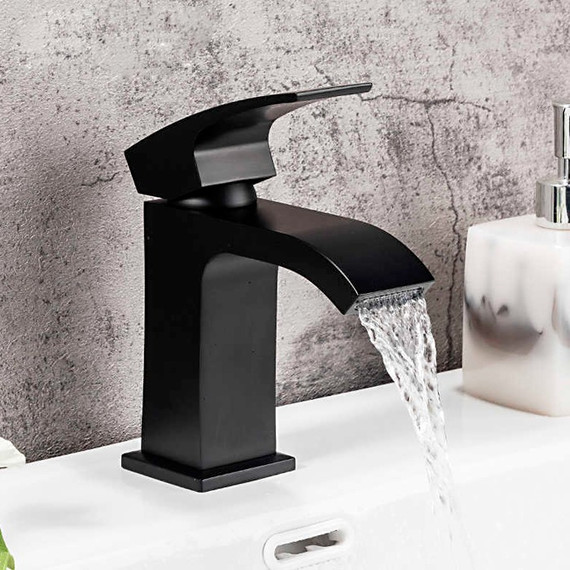 Смеситель для раковины Gappo G1007-6, черный - фото 2