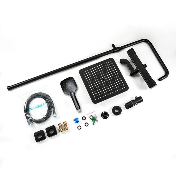 Душевая стойка с термостатом Gappo G2491-6, черный, Цвет производителя: чёрный - фото 12