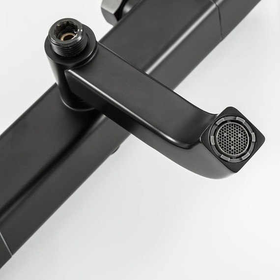 Душевая стойка с термостатом Gappo G2491-6, черный, Цвет производителя: чёрный - фото 6