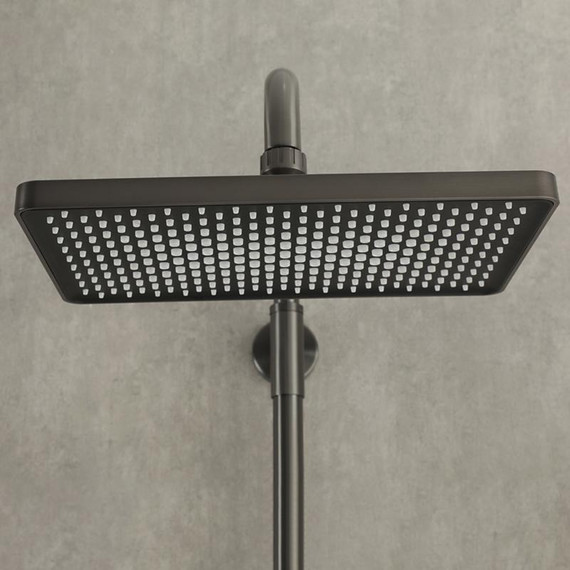 Душевая стойка с термостатом Gappo G2491-9, оружейная сталь, Цвет производителя: оружейная сталь - фото 28