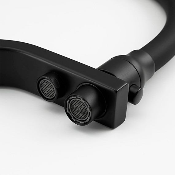 Смеситель для кухни Gappo G4317-6, черный - фото 3