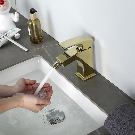 Смеситель для биде Gappo G5007-3, золото - фото 12