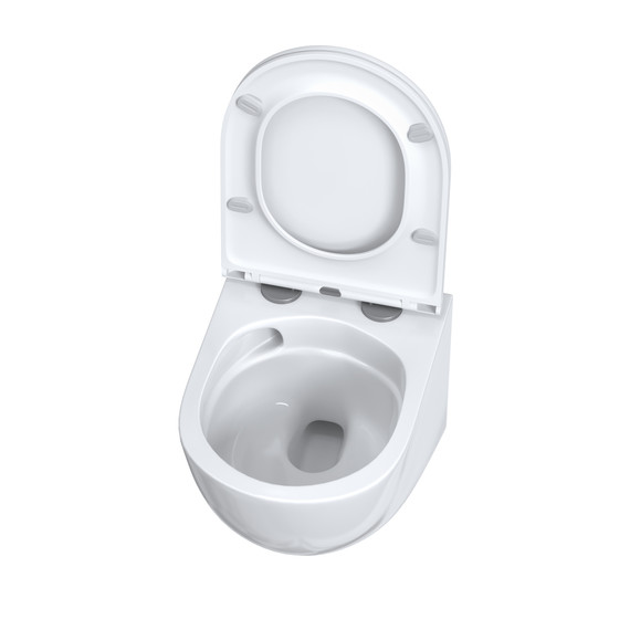 Унитаз подвесной безободковый Taliente Amato Vortex AM45005 с крышкой микролифт (система смыва Торнадо) - фото 3