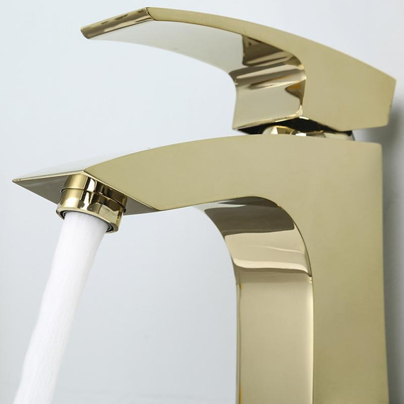 Смеситель для раковины Gappo G1007-13, золото - фото 2