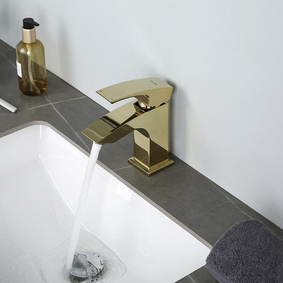 Смеситель для раковины Gappo G1007-13, золото - фото 10