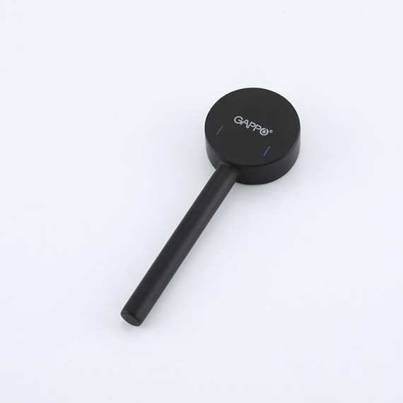 Смеситель для раковины настенный Gappo G06-6 G1206-6, чёрный, Цвет производителя: чёрный - фото 27