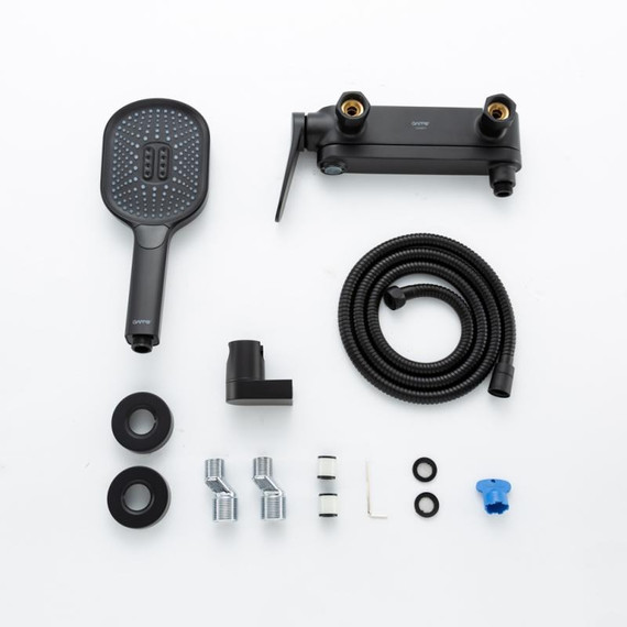 Смеситель для ванны с выдвижным изливом Gappo G10-6 G3210-6, чёрный, Цвет производителя: чёрный - фото 26