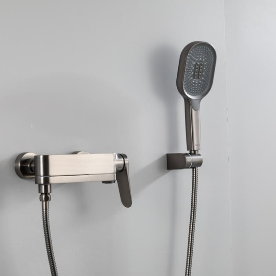 Смеситель для ванны с выдвижным изливом Gappo G10-9 G3210-9, оружейная сталь, Цвет производителя: оружейная сталь - фото 8