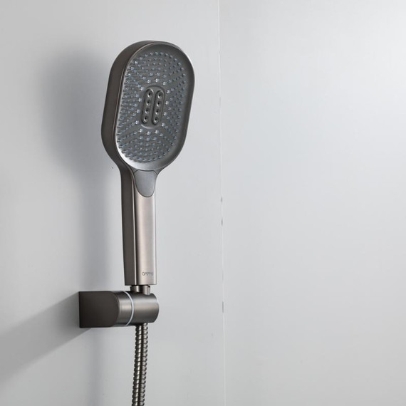 Смеситель для ванны с выдвижным изливом Gappo G10-9 G3210-9, оружейная сталь, Цвет производителя: оружейная сталь - фото 9