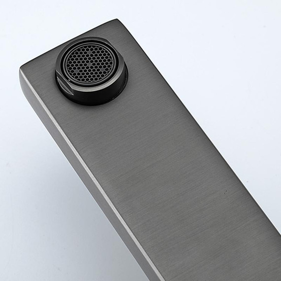 Смеситель для ванны с гарнитуром Gappo G3217-9, оружейная сталь - фото 14