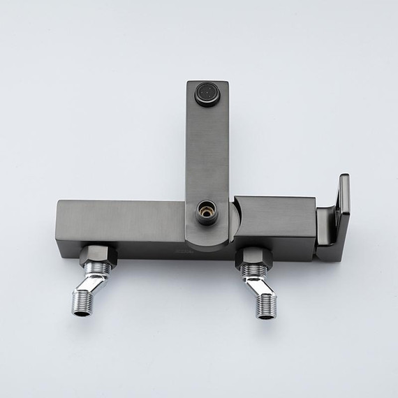 Смеситель для ванны с гарнитуром Gappo G3217-9, оружейная сталь - фото 16