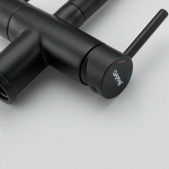 Смеситель для кухни Gappo G4398-36, черный - фото 7