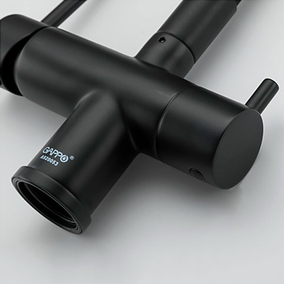 Смеситель для кухни Gappo G4398-36, черный - фото 8