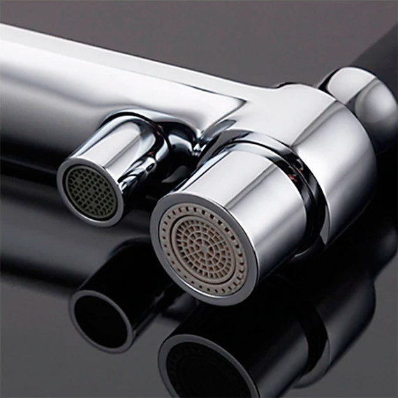 Смеситель для кухни Gappo G4398-7, черный/хром - фото 6