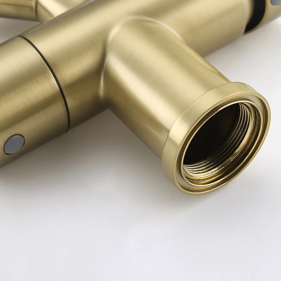 Смеситель для кухни Gappo G4398-83, золото/черный - фото 27