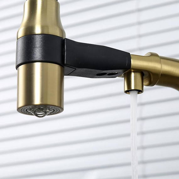 Смеситель для кухни Gappo G4398-83, золото/черный - фото 15